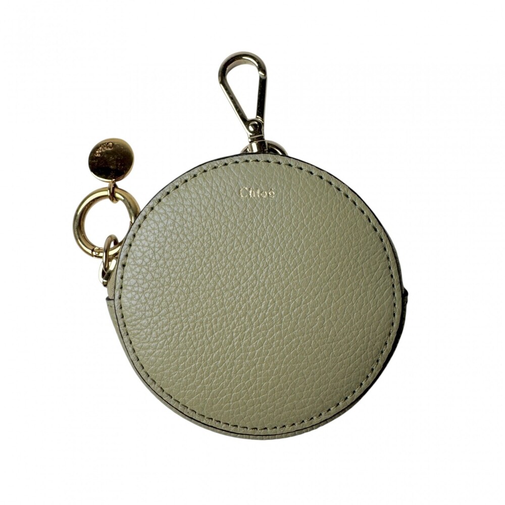 Chloé Chloe Alphabet Round Wallet/Coin Purse Bag Charm for Women